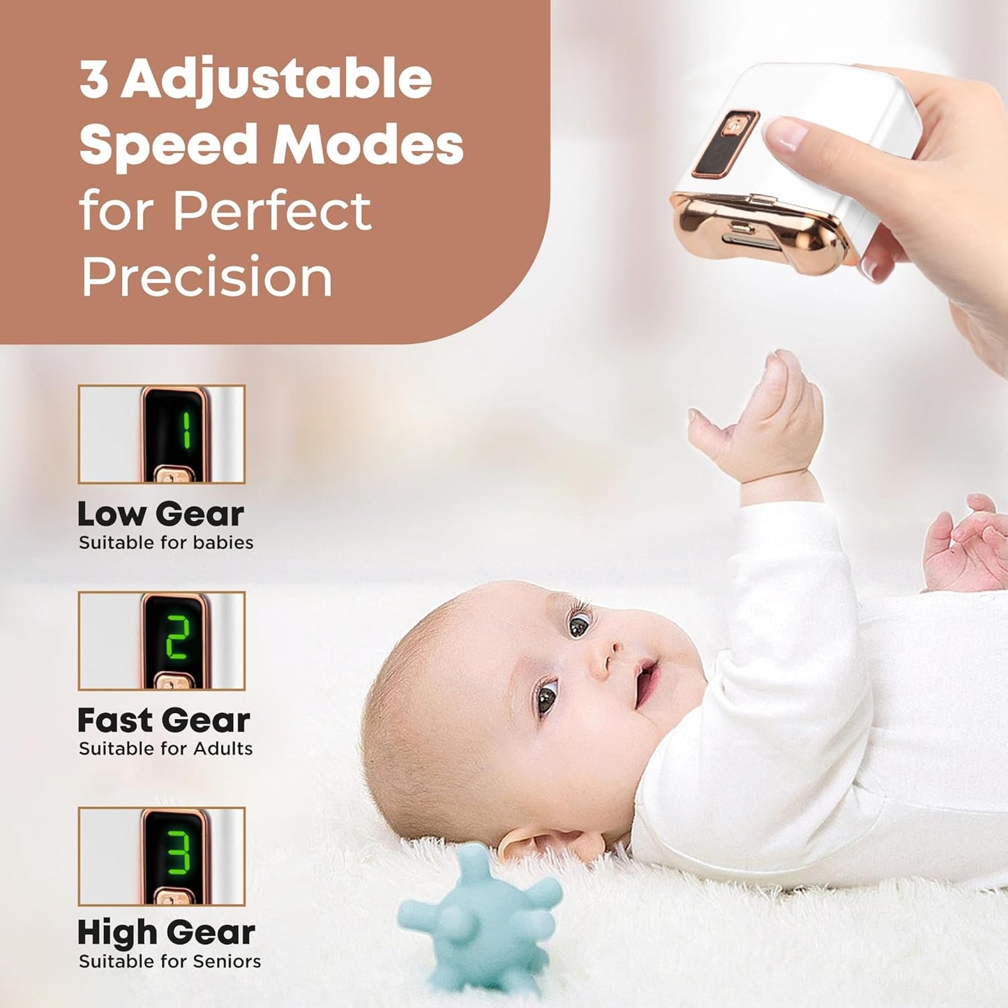 Automatic Electric Nail Clipper Trimmer