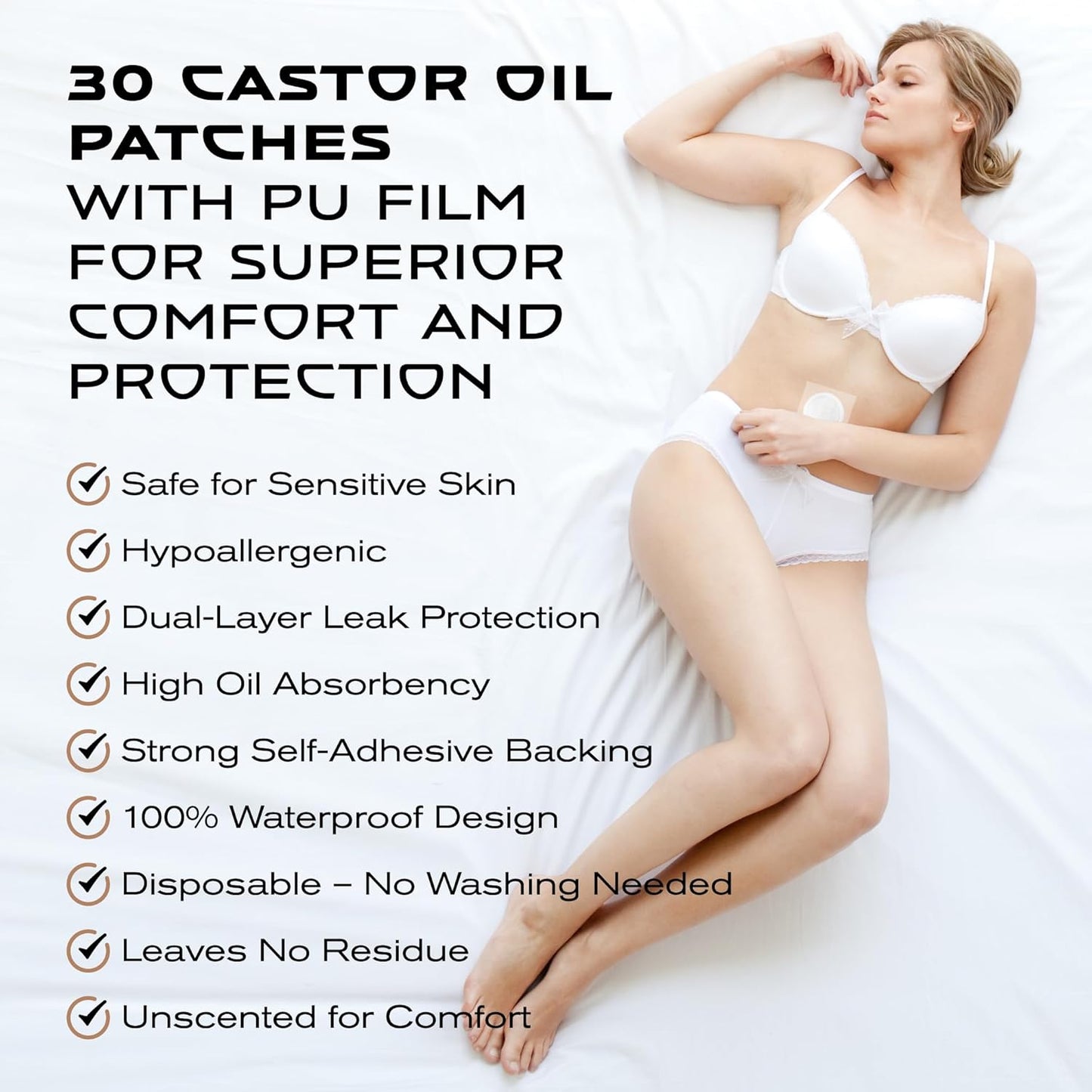 Castor Oil Belly Button Patches