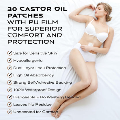 Castor Oil Belly Button Patches