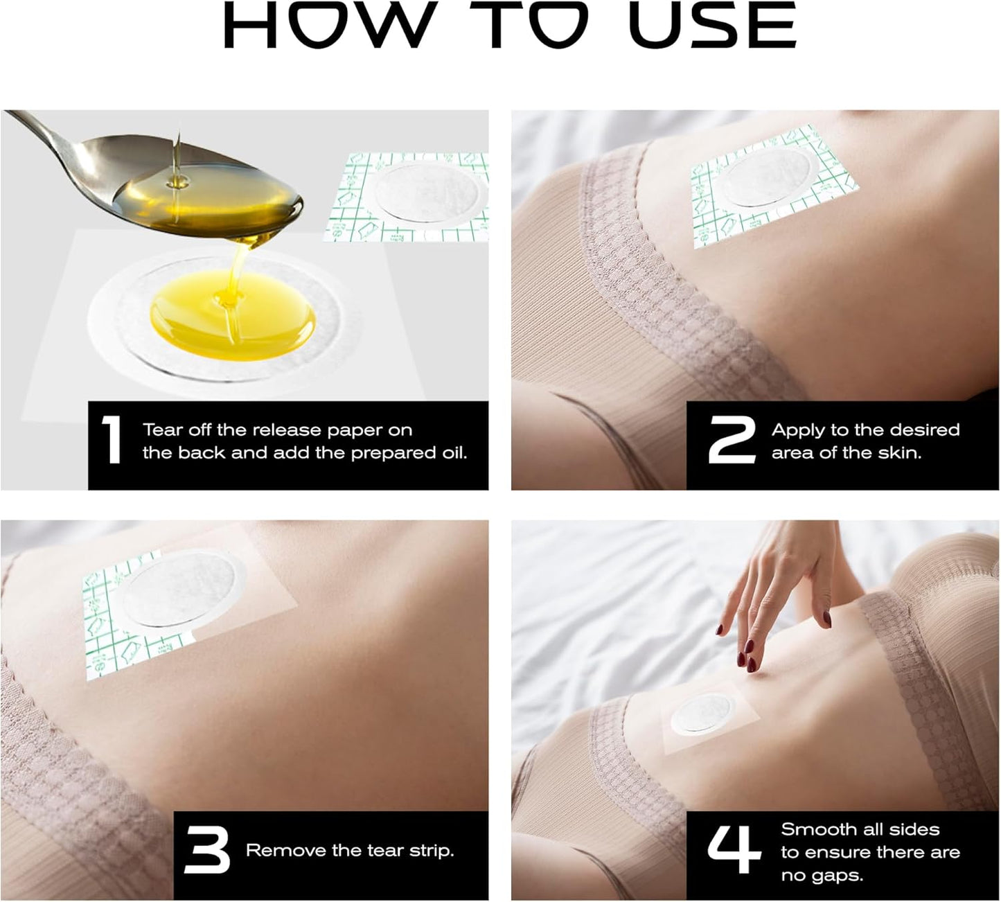 Castor Oil Belly Button Patches