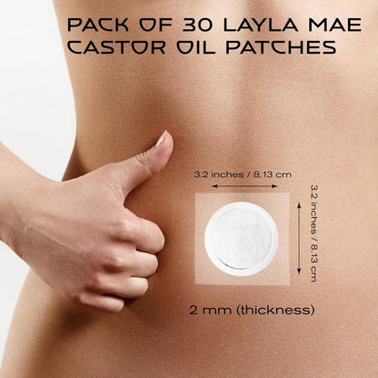Castor Oil Belly Button Patches