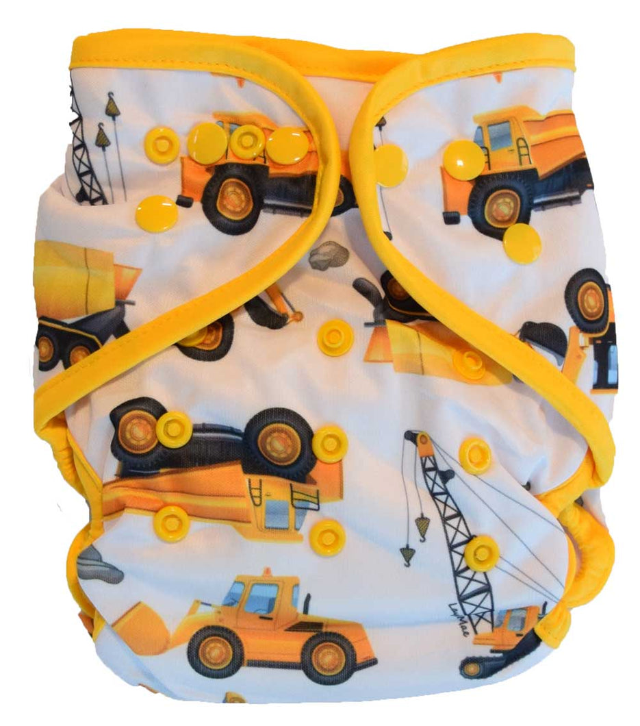 Layla Mae All in One Cloth Diapers One Size Adjustable AIO (Construction)