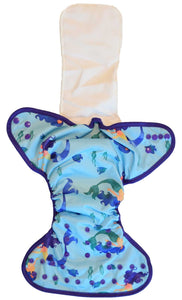 Layla Mae All in One Cloth Diapers One Size Adjustable AIO (Mermaid)