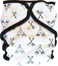 Load image into Gallery viewer, Layla Mae All in One Cloth Diapers One Size Adjustable AIO (TeePee)