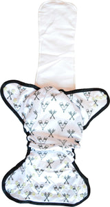 Layla Mae All in One Cloth Diapers One Size Adjustable AIO (TeePee)