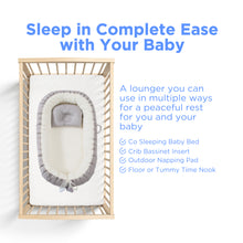 Load image into Gallery viewer, Baby Lounger for Newborn - Portable Baby Nest Bed for Cosleeping